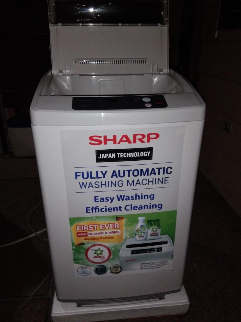 Sharp 7.5 kg Fully Automatic Washing Machine ES-PG750, TV & Home ...