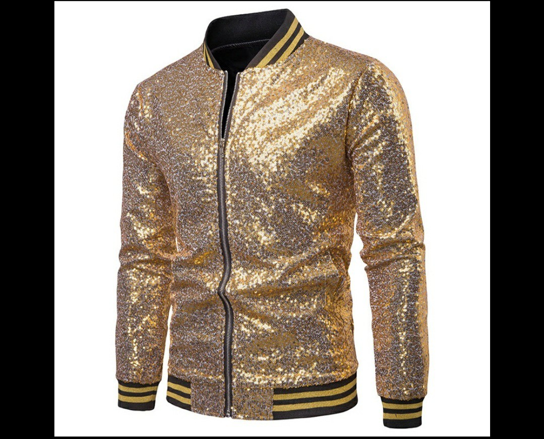 Gold and silver 2025 jacket