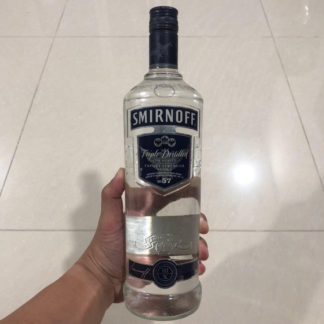 Smirnoff Blue Vodka (1L), Food & Drinks, Alcoholic Beverages ...