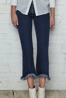 cropped flare jeans stradivarius