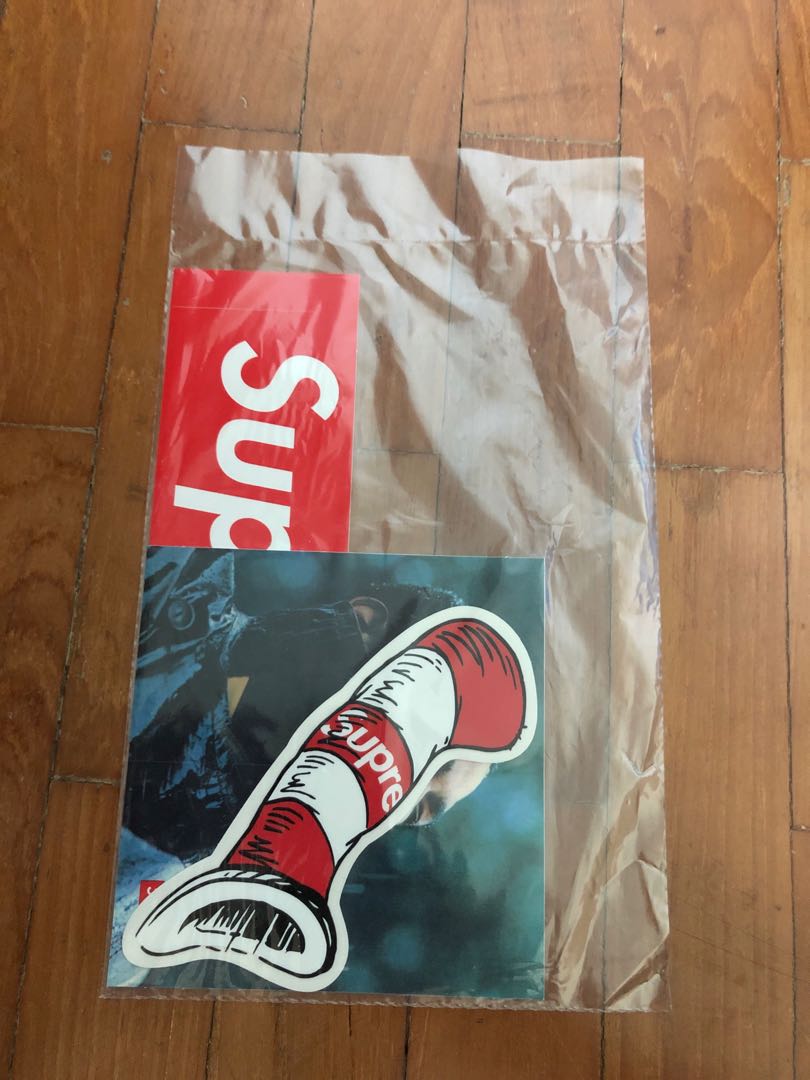 Supreme fw18 stickers on sale