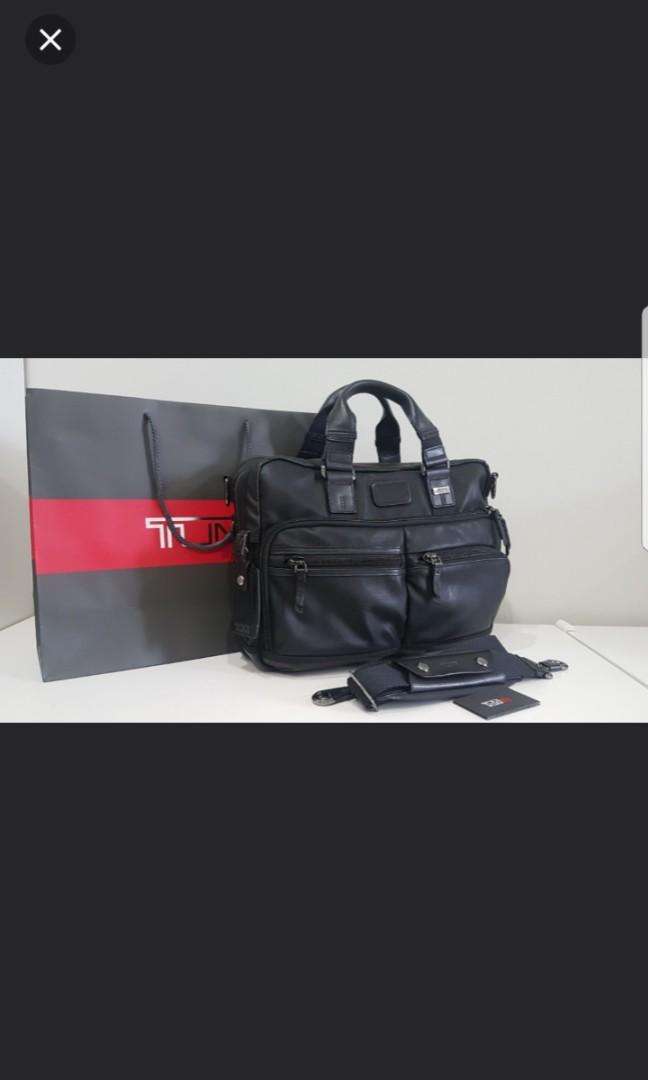 Tumi Alpha Bravo Andersen Slim Commuter Brief, Men's Fashion, Bags