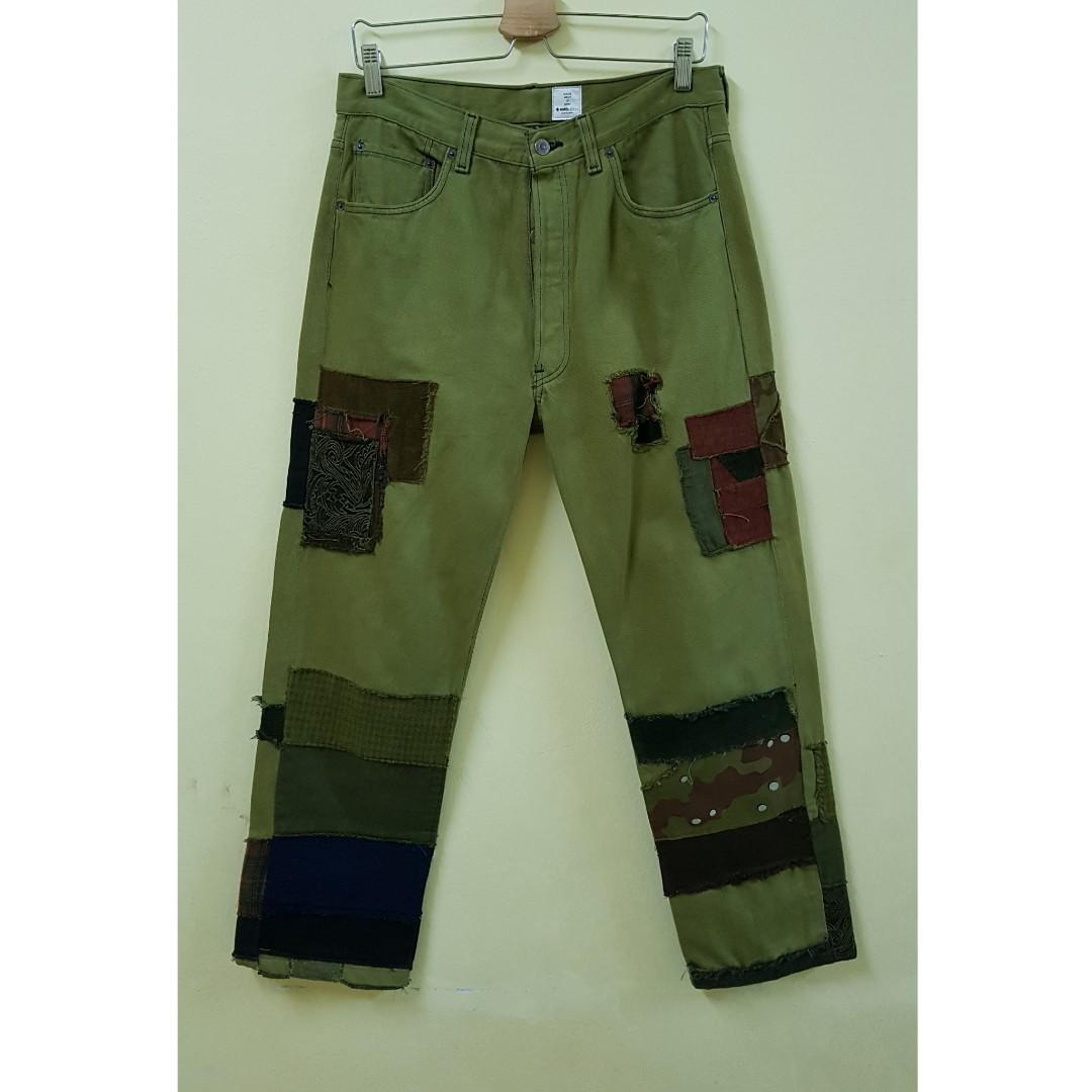 olive green 501 levis