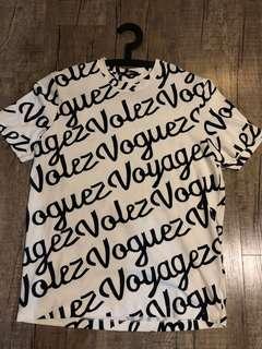 Louis Vuitton Men's Grey Cotton Long Sleeve Volez Voguez T-Shirt