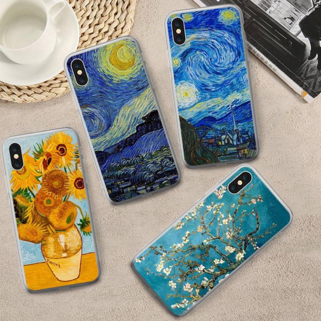 Oil Painting Van Gogh Starry Night Tumblr Phone Cases Mobile