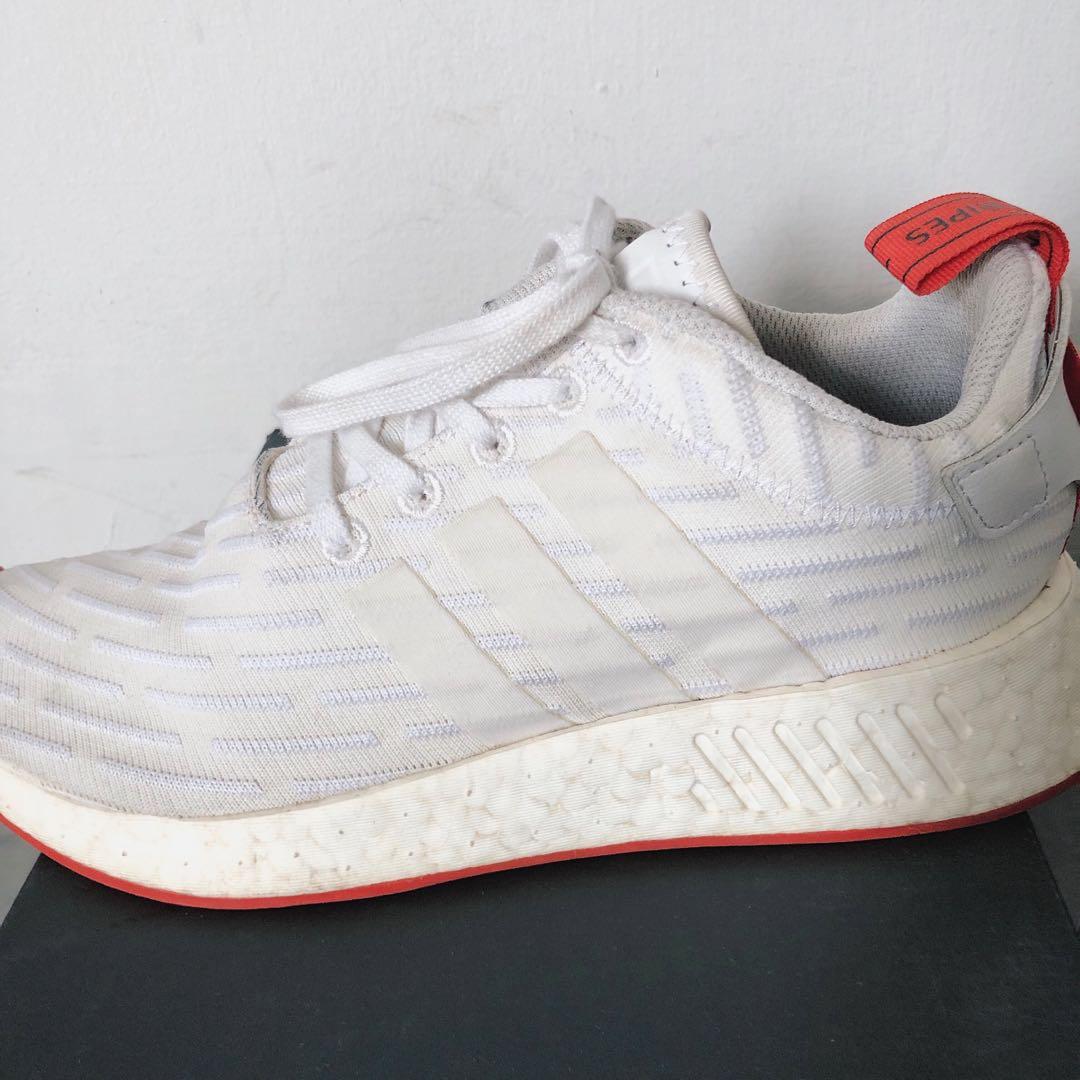 White and red nmd r2 sale