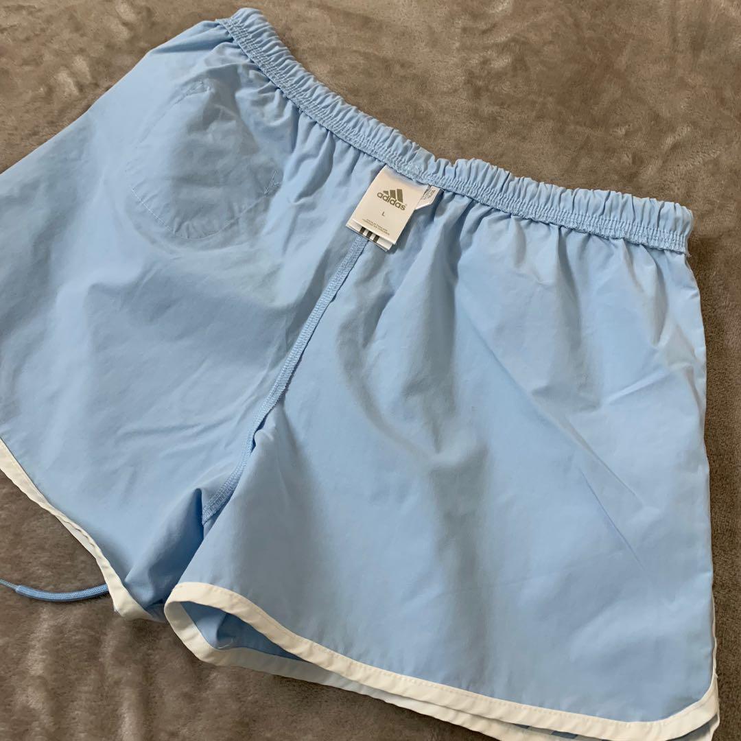 light blue adidas shorts womens