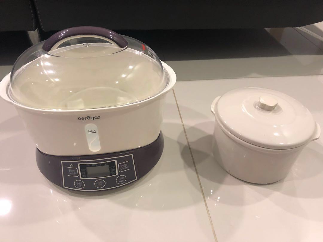 Aerogaz 2.2L electric double boiler, TV & Home Appliances, Kitchen