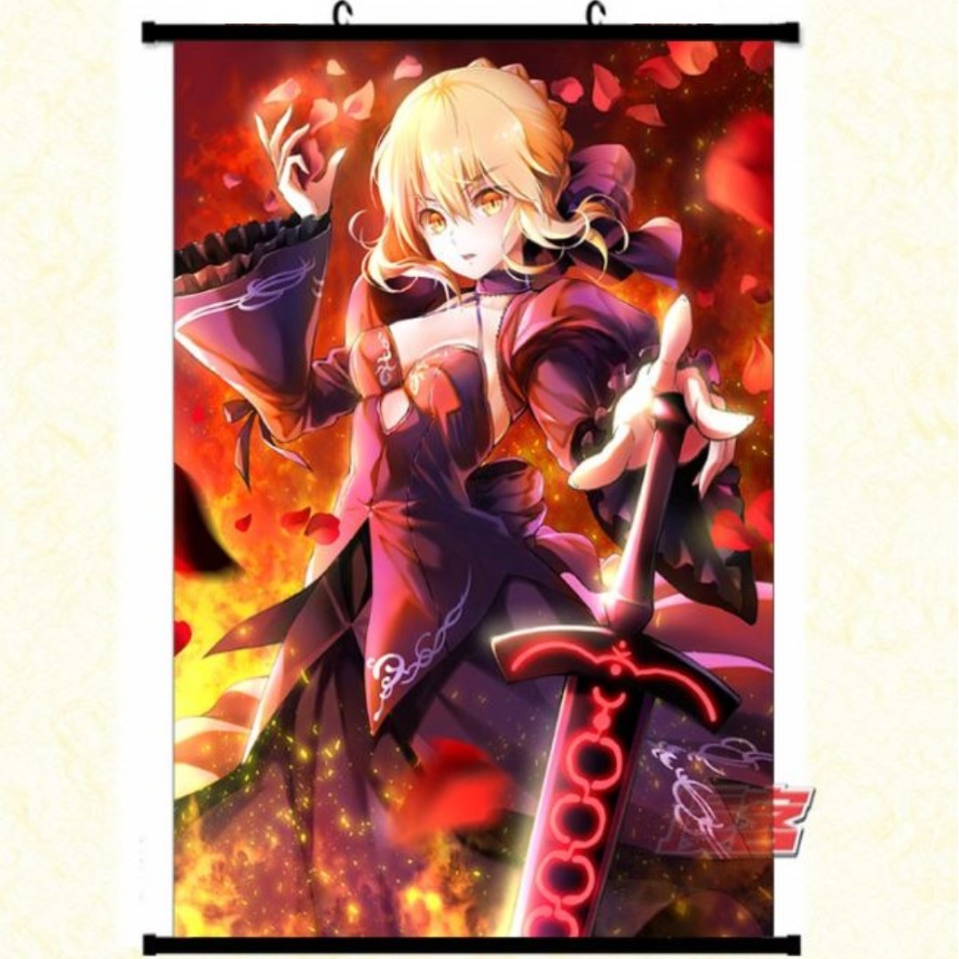 Anime Fate Stay Night Large Poster Wallscroll Decor 60x90CM Rumah