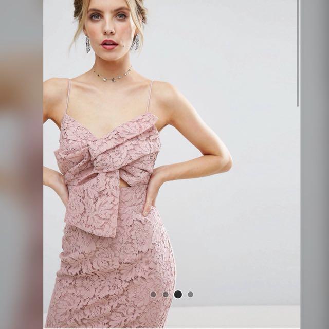 Asos lace cami midi pencil dress 2025
