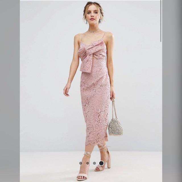 Asos lace cami midi pencil dress shop