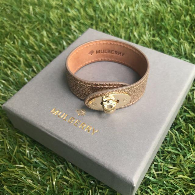 Mulberry bayswater hotsell leather bracelet