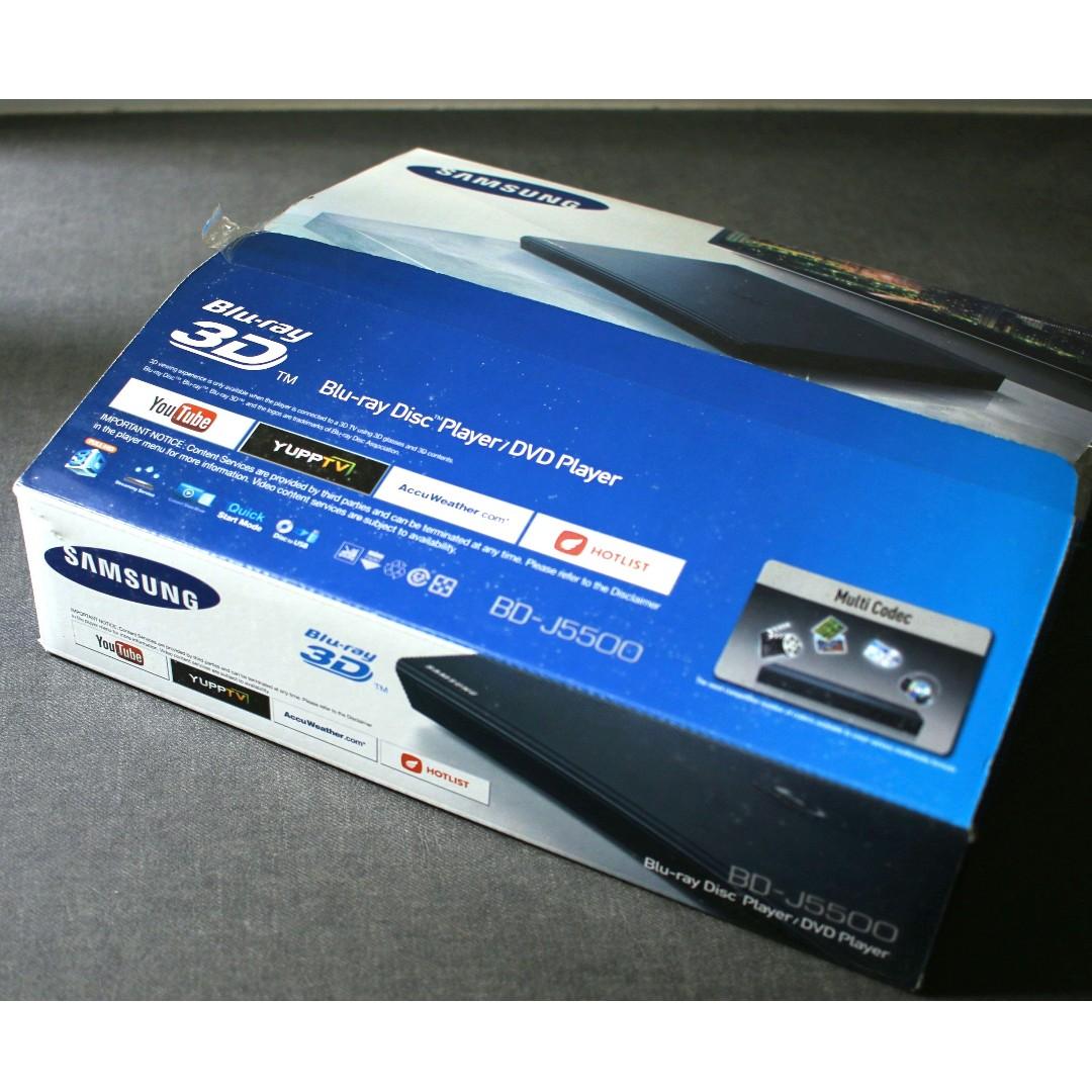 [BNIB] Samsung 3D Bluray Player BDJ5500, TV & Home Appliances, TV