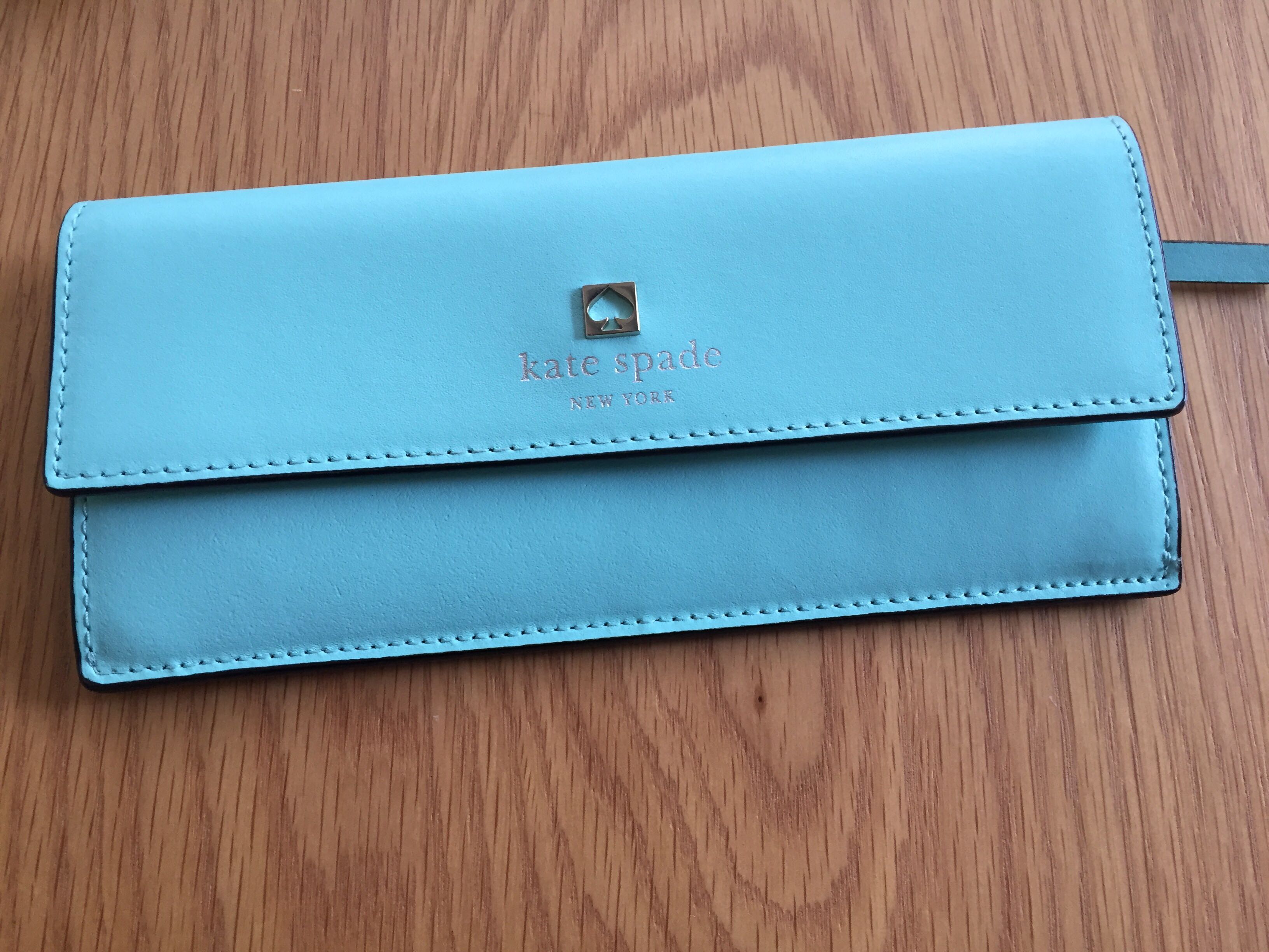Brand New Kate Spade Wallet (Tiffany Color), Women's Fashion, Bags