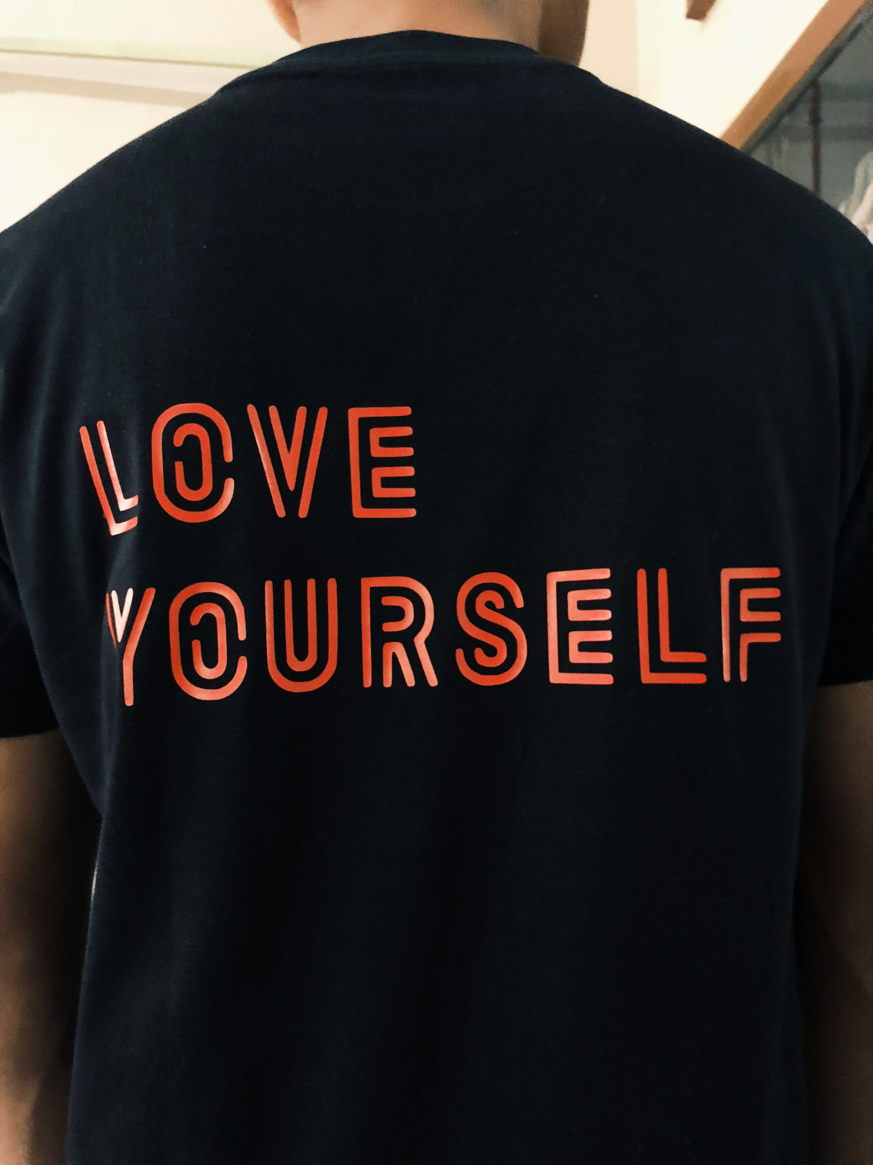 bts black love yourself shirt