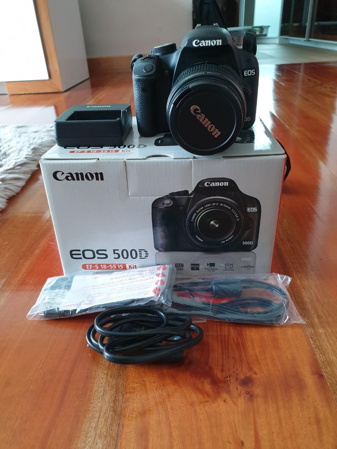 camera canon eos 500d complete set free bag