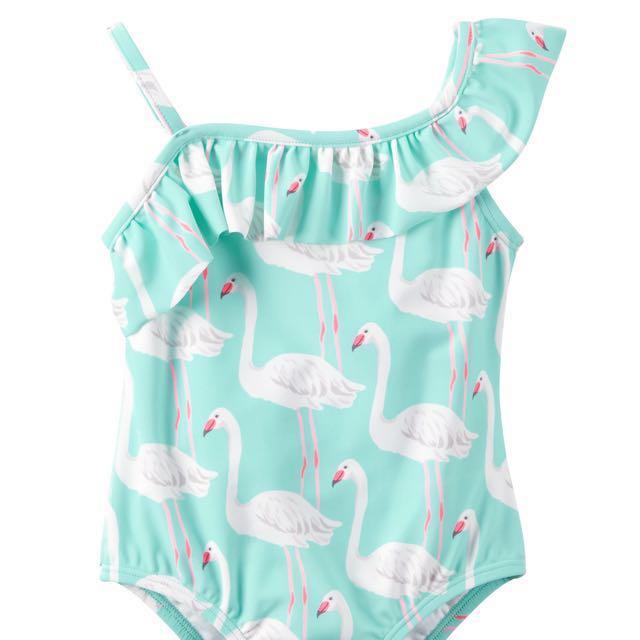 Carter's flamingo swimsuit top