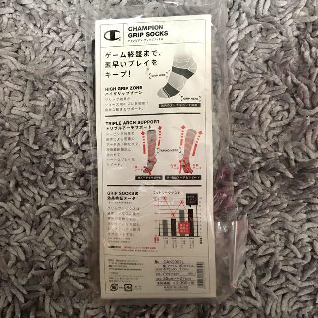 Champion Long Grip Socks - Black w/ Red Stripe (Category: Tshirts & Polo Shirts ) located in Paranaque City. Submitted by merakionlineshop (Listing ID 144234761, Image 2). Description: Bought in Japan #flymetoSG.