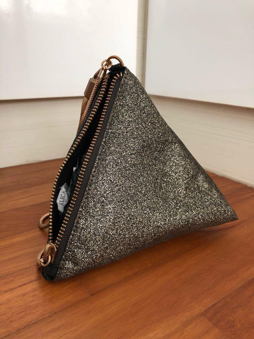 Charles and keith triangle bag online