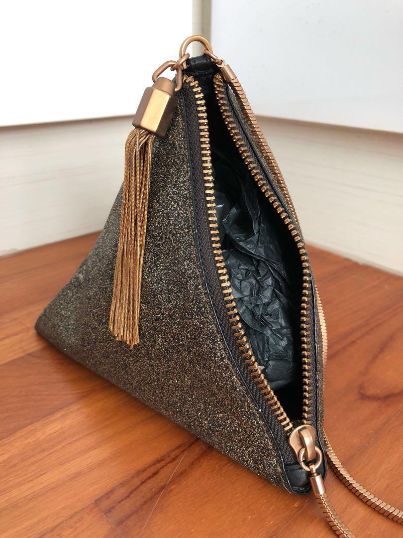 charles and keith triangle bag