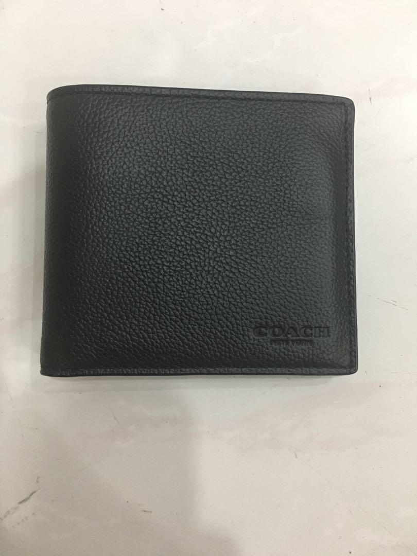 Coach Slim Billfold Wallet, Men's Fashion, Watches Accessories - Main Image