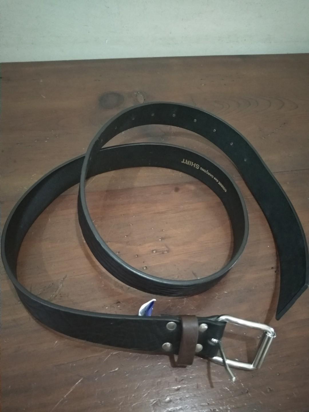 cdg shirt belt