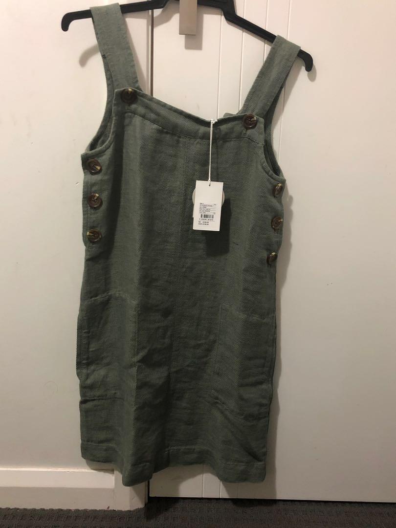 country road pinafore dress