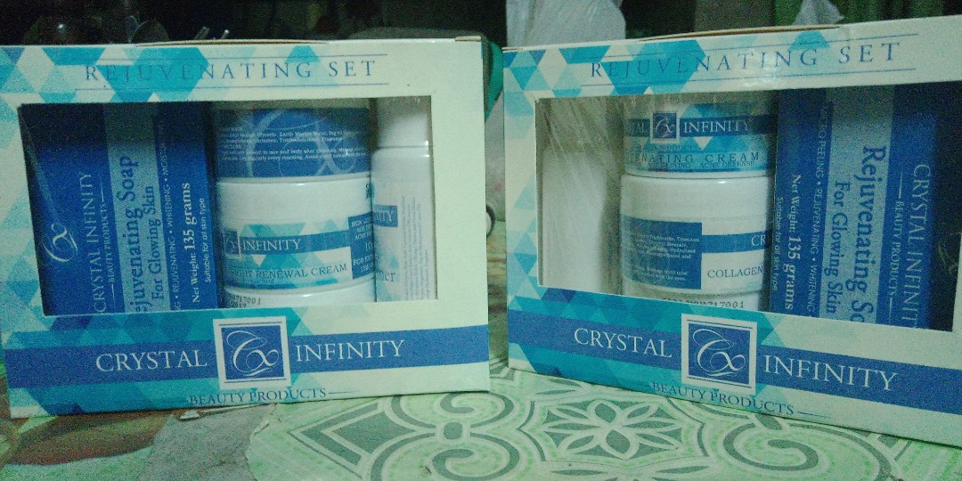Crystal Infinity Rejuvenating Set Beauty Personal Care Face Face Care On Carousell