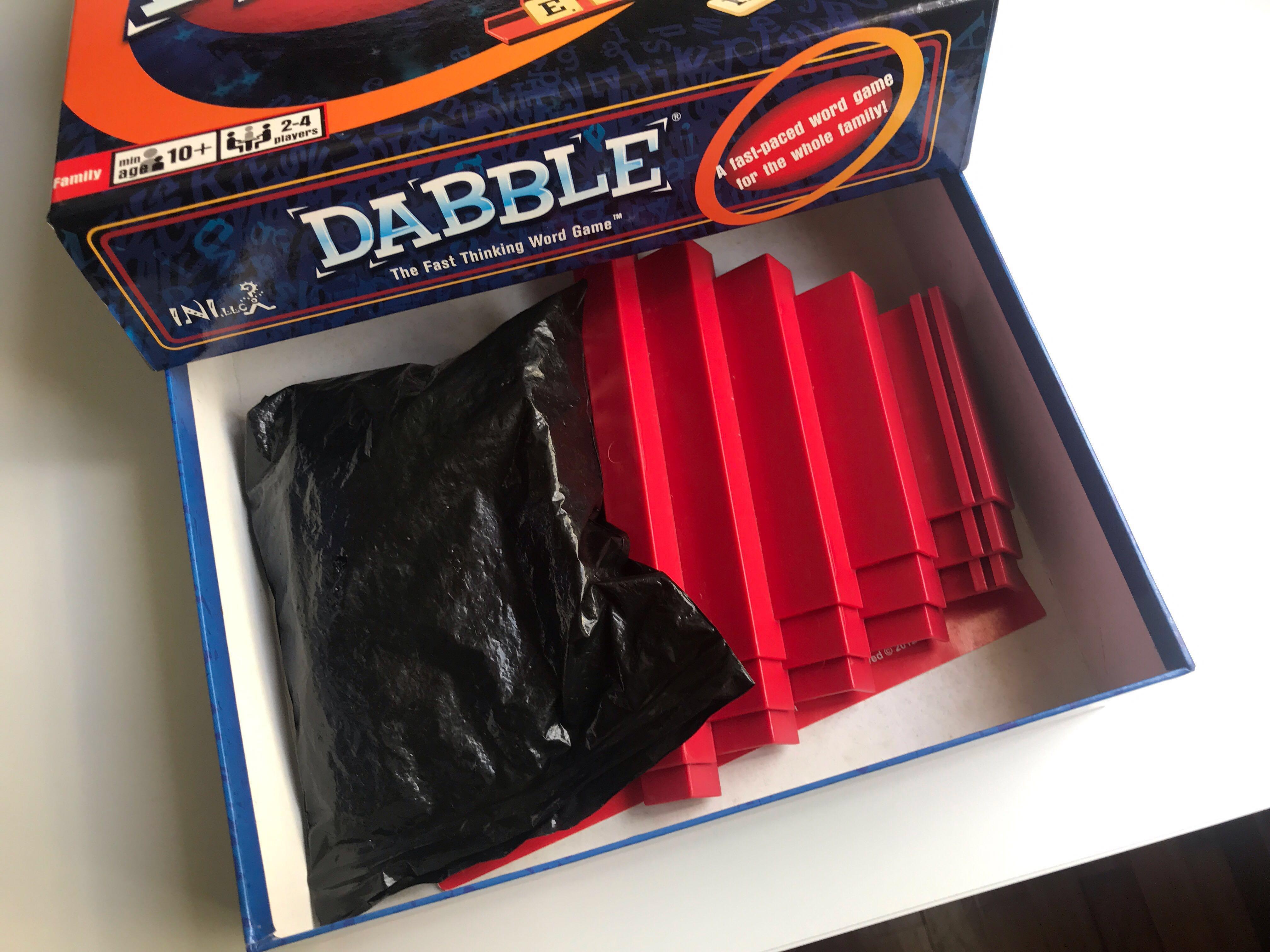 Dabble Board Game Word Game for the Family, Hobbies & Toys, Toys