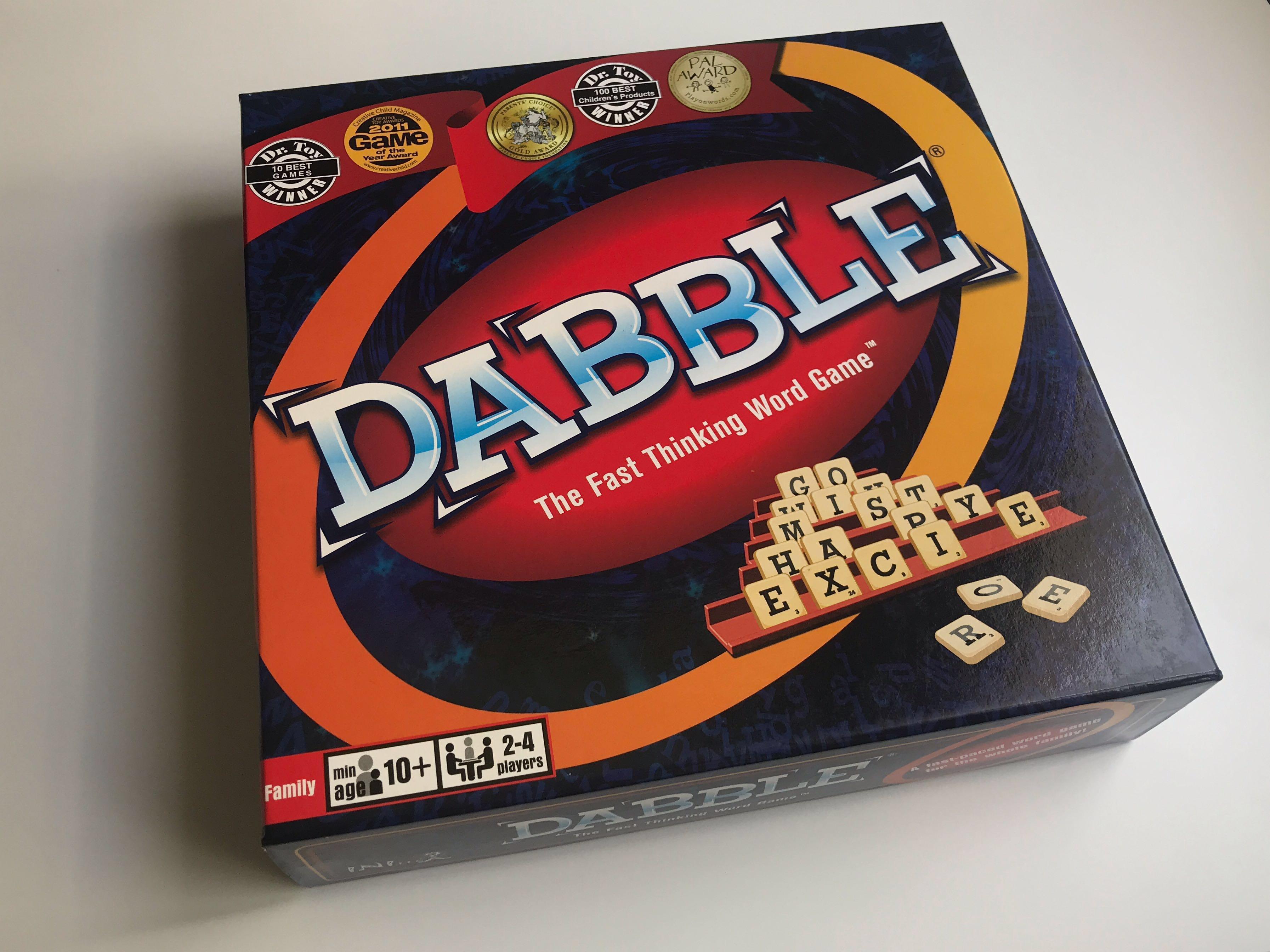 Dabble Board Game Word Game for the Family, Hobbies & Toys, Toys
