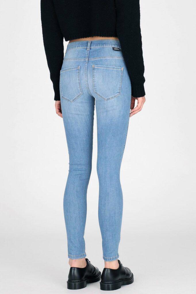 Dr denim super high waist top