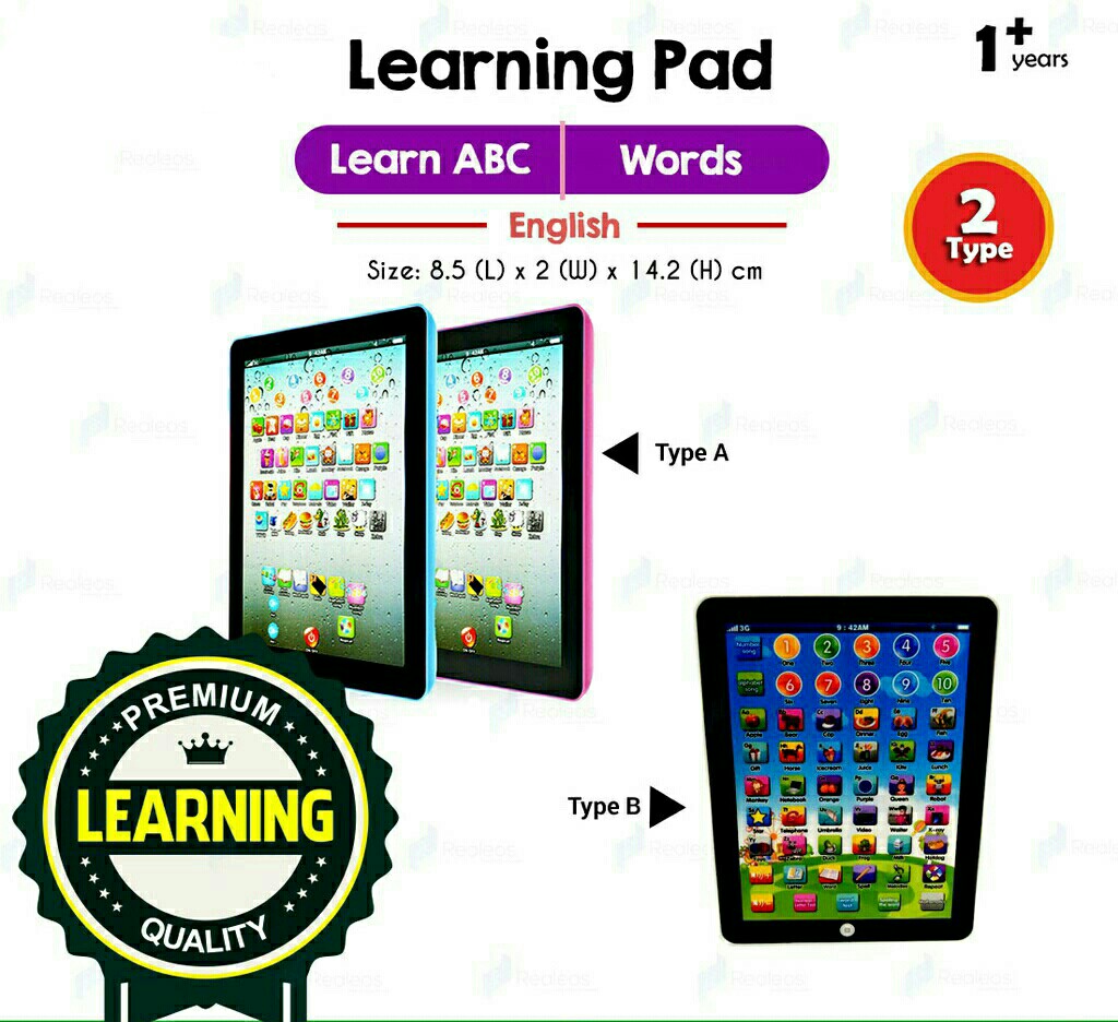 Early Learning Kids Tablet English Education Toys, Hobbies & Toys, Toys