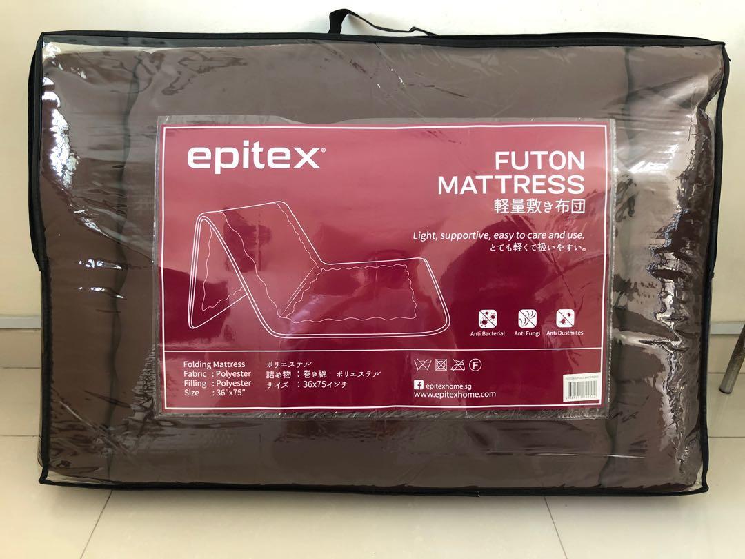 Epitex Foldable mattress single 36 x75 Furniture Home Living