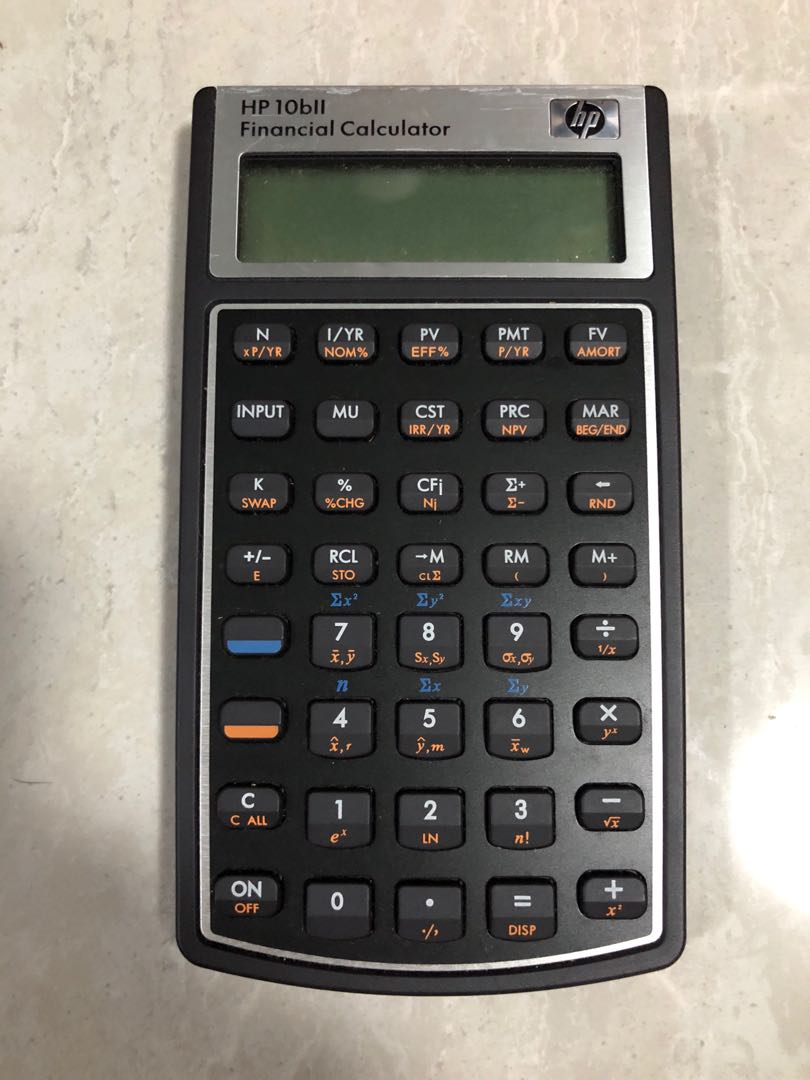 Financial Calculator - HP 10bII, Books & Stationery, Stationery on Carousell