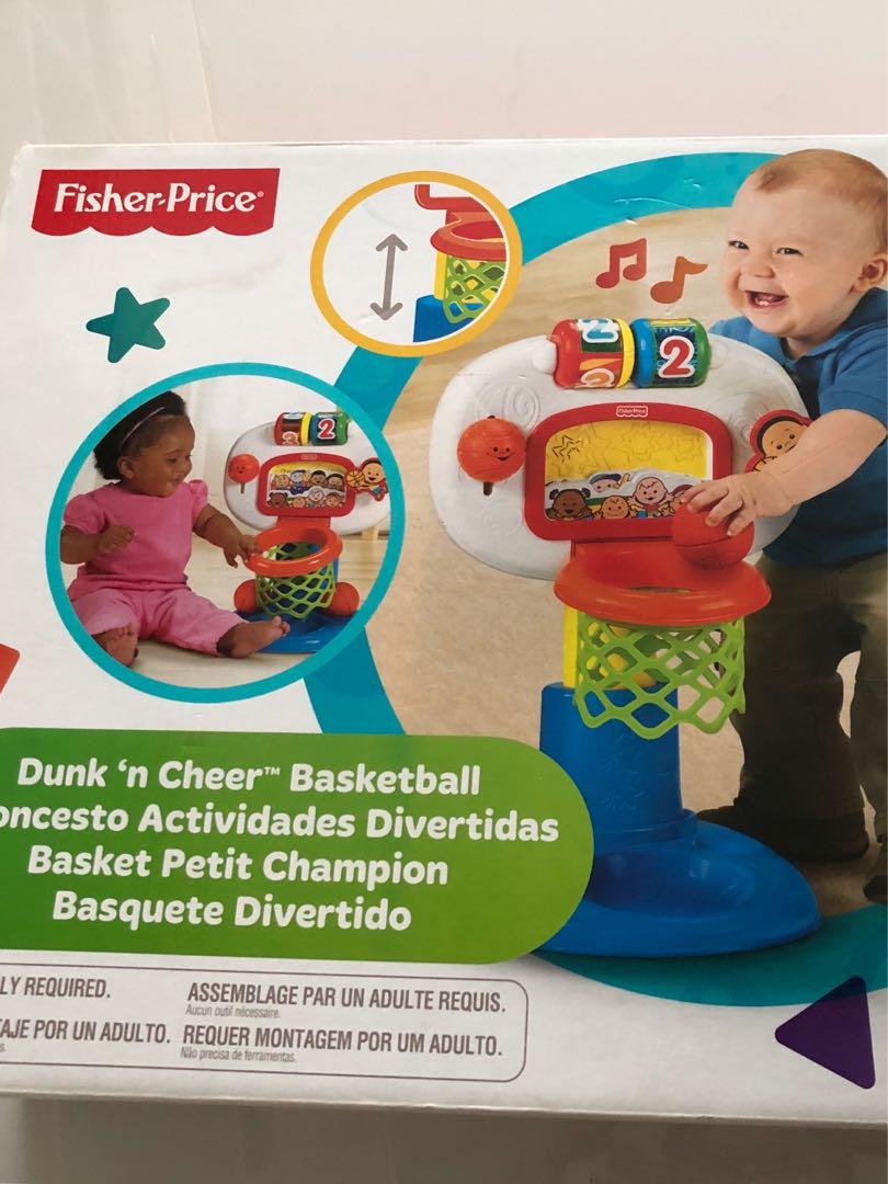 Fisher Price Dunk And Cheer Basketball Activity Babies Kids