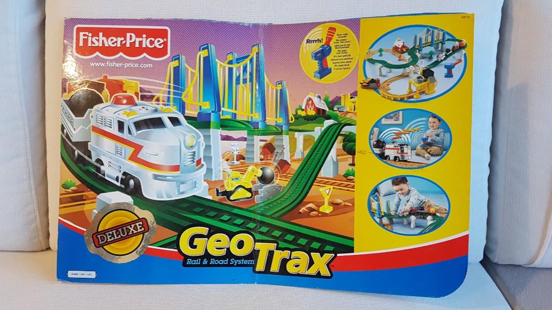 Fisher price geotrax rail and road system store