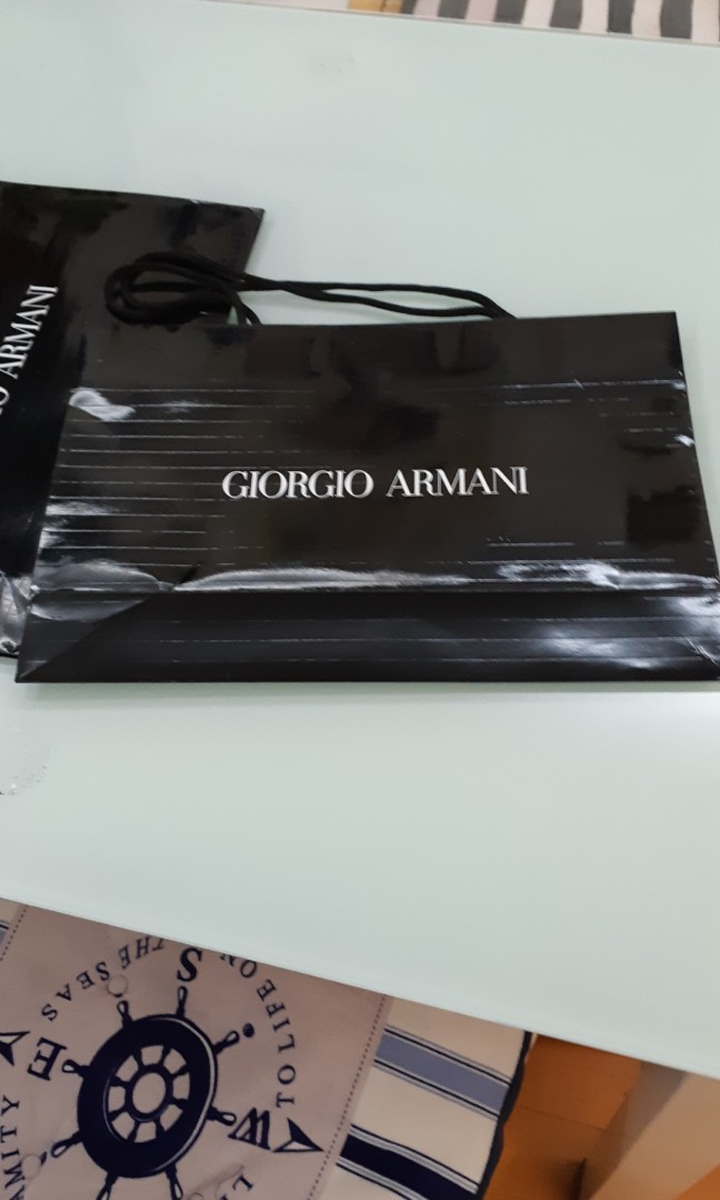 armani paper bag