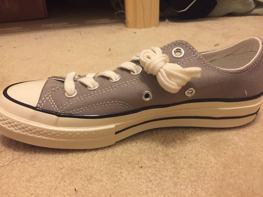 womens grey converse trainers