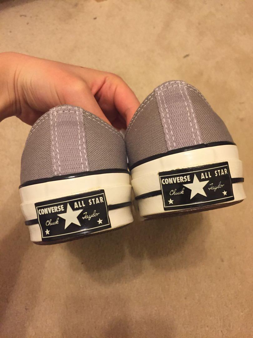 womens grey converse trainers