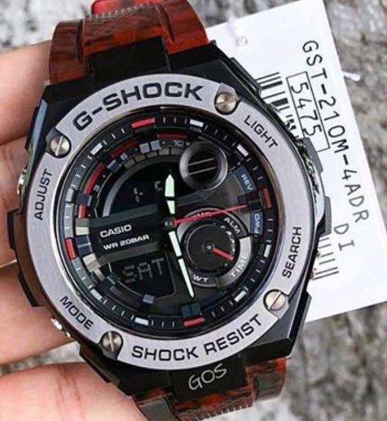 NEW G STEEL GSHOCK UNISEX DIVER SPORTS WATCH 100 ORIGINAL AUTHENTIC CASIO G SHOCK GSTEEL GST 210M 4ADR