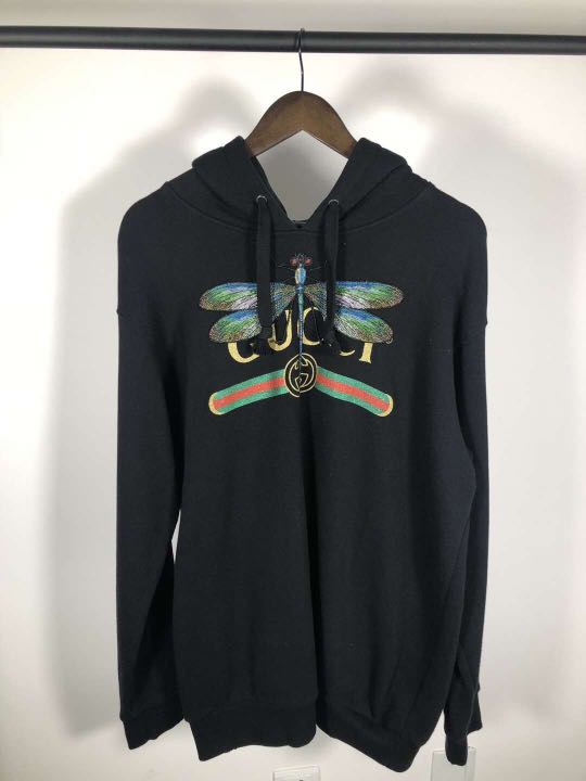 gucci dragonfly hoodie