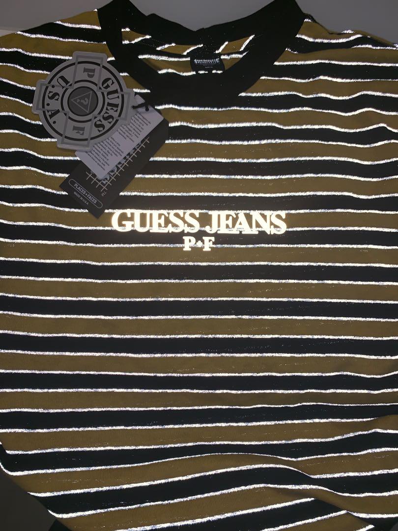 Places Faces X Guess: The Latest Collaboration Date Guess X places+faces yellow, Men's Fashion, Tops & Sets, Tshirts & Polo