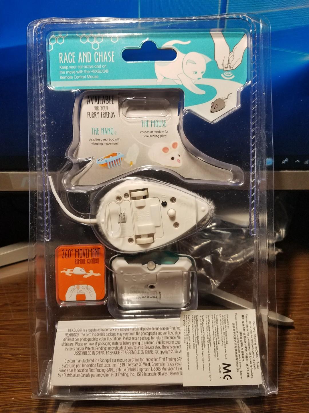 Hexbug Mouse Robotic Cat Toy 貓貓玩具 Pets Supplies Pet Accessories On Carousell