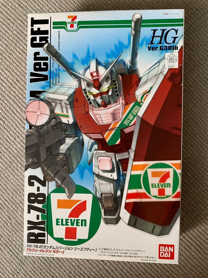 Hg 1 144 Rx 78 Gundam 7 Eleven Edition Toys Games Bricks Figurines On Carousell