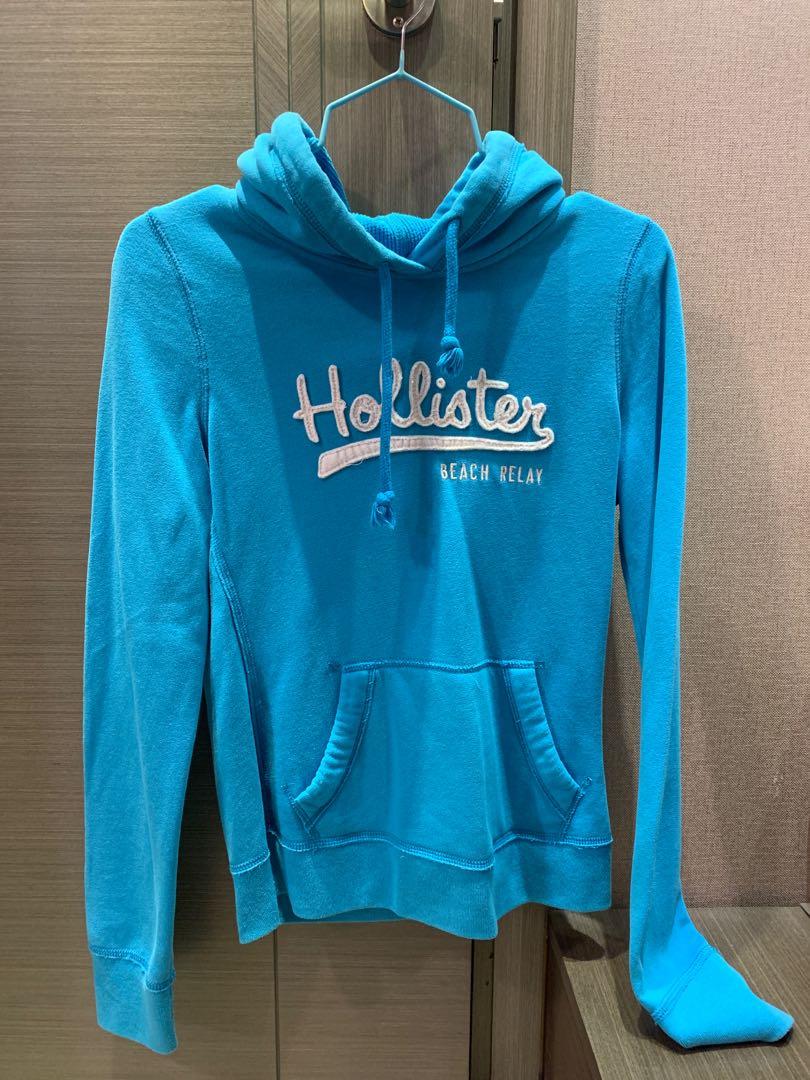 light blue hollister hoodie