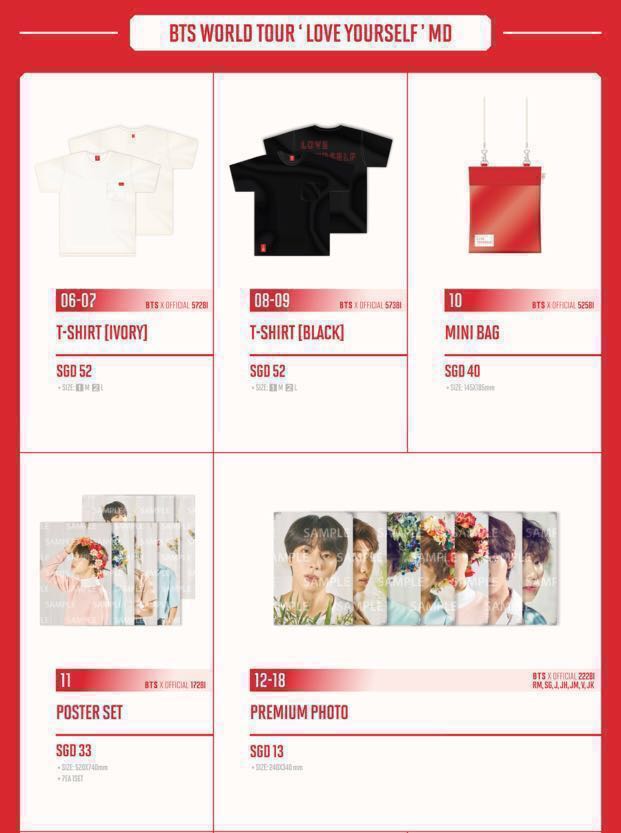 Htb Bts Love Yourself Concert Merch Closed Entertainment K Wave On Carousell