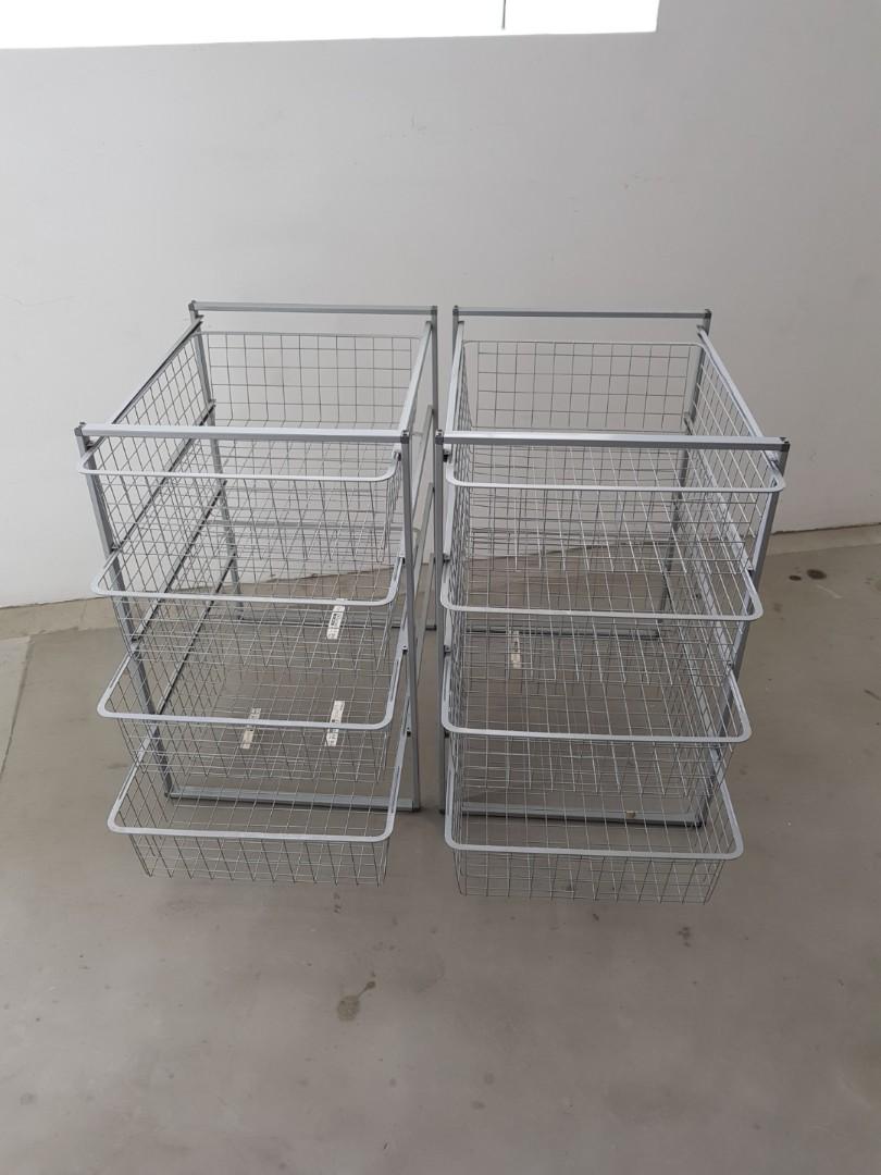 Ikea Antonia Frame And Wire Basket Furniture Shelves Drawers On Carousell