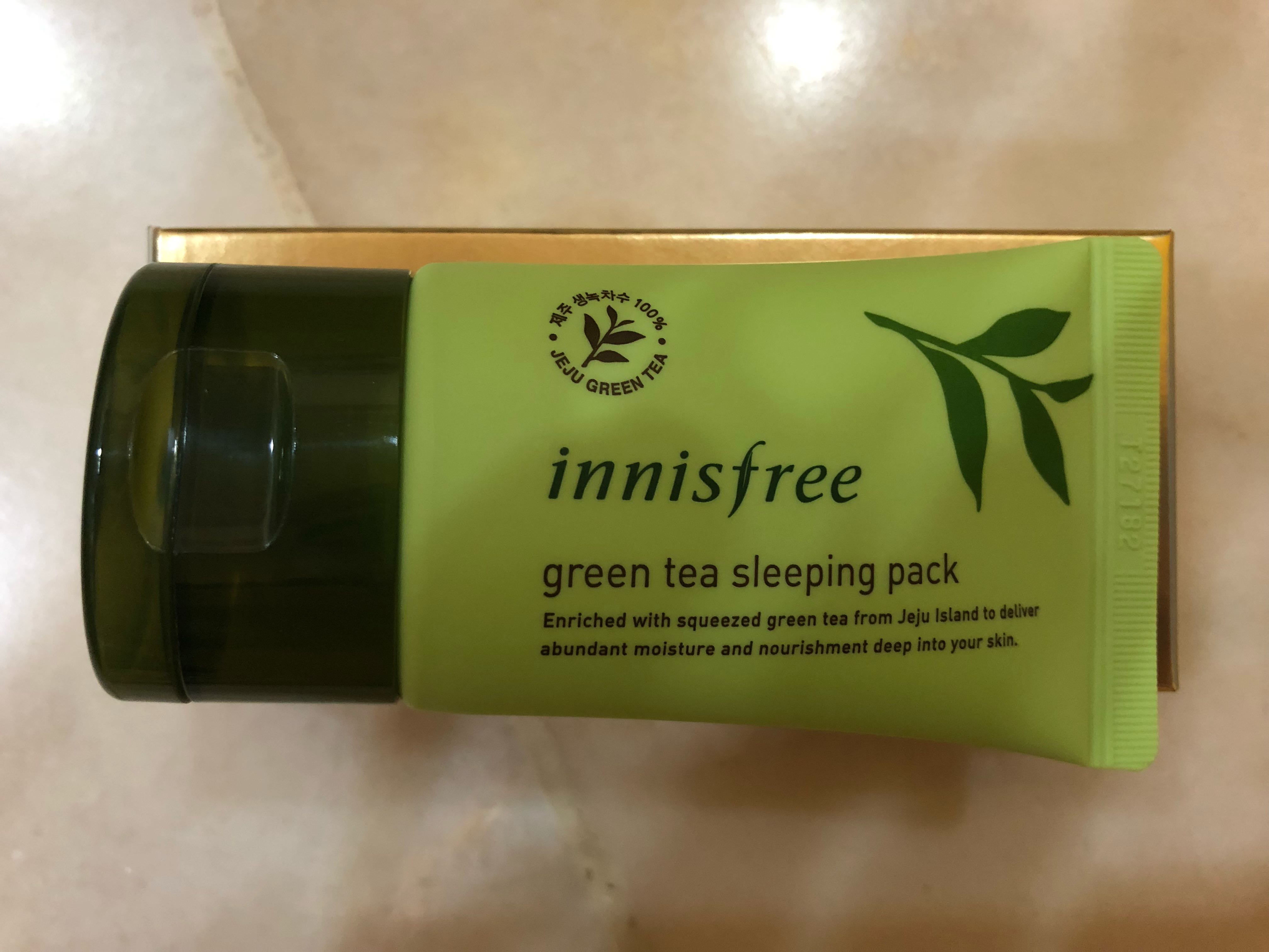 Innisfree Green tea sleeping pack 30ml, Beauty & Personal Care, Face