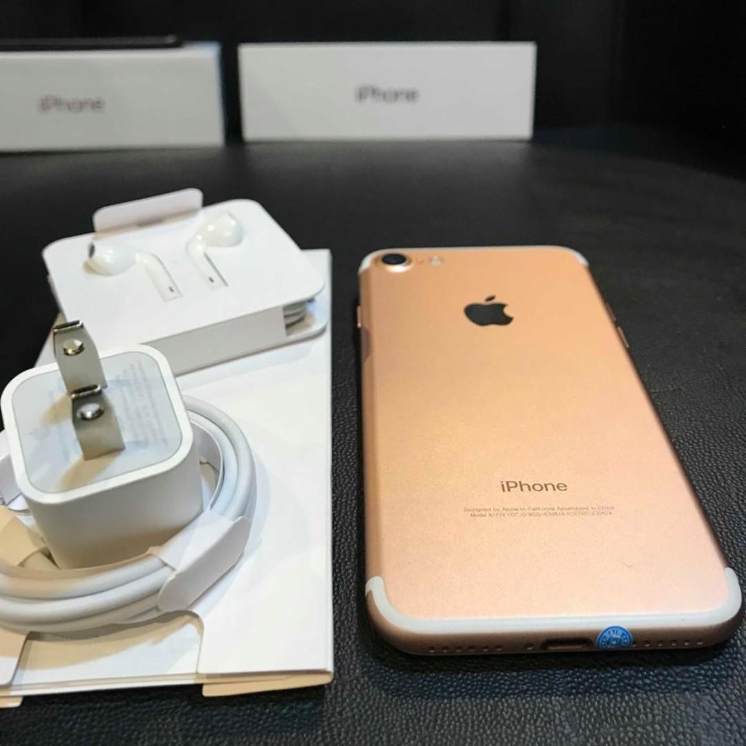 Iphone 7 128gb Rose Gold Mobile Phones Tablets Iphone Iphone 7 Series On Carousell