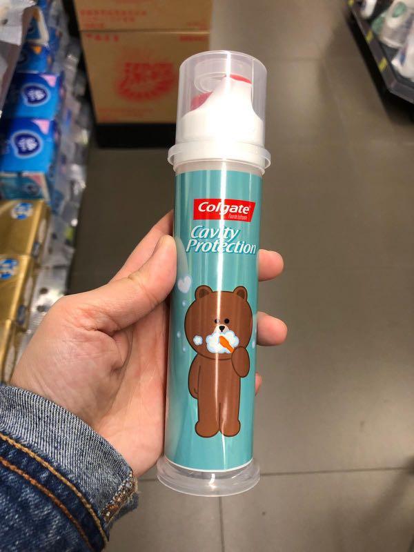 [Line Friends] Colgate Toothpaste, Everything Else on Carousell